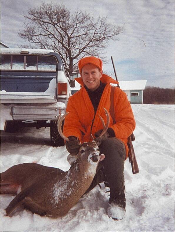 This bad boy dropped in his tracks with one shot.